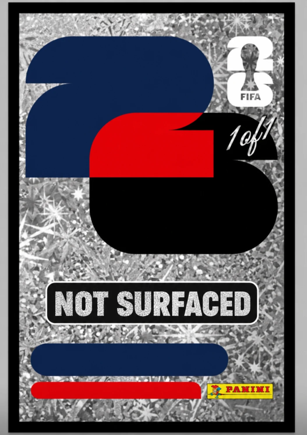 Panini FIFA World Cup 2026 Black Border 1 of 1 not yet surfaced